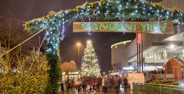 Rozsvícení vánočního stromu v Karlových Varech