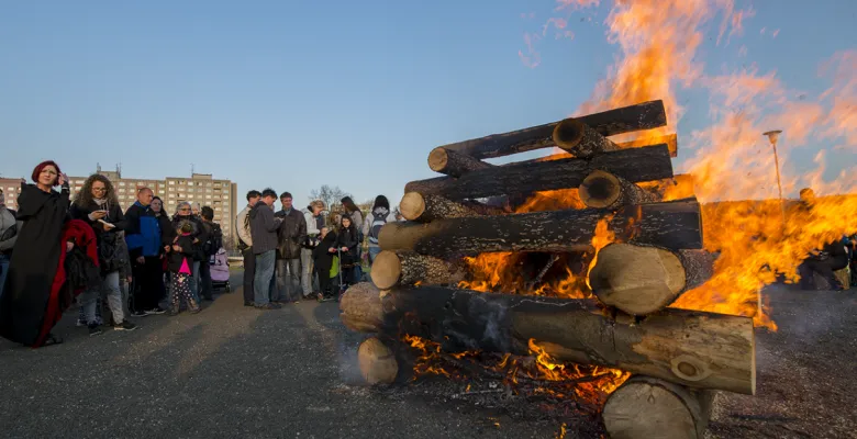 Fotografie z Pálení čarodějnic na Rolavě