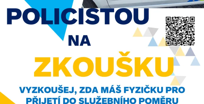 Pozvánka na akci "Policistou na zkoušku"