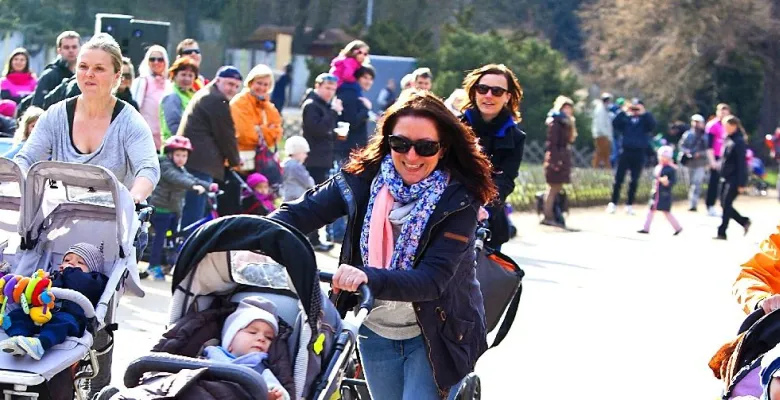 Závody kočárků na Rolavě