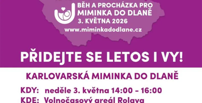 Běh a procházka pro MIMINKA DO DLANĚ