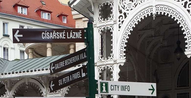 Informační - Orientační systém města Karlovy Vary