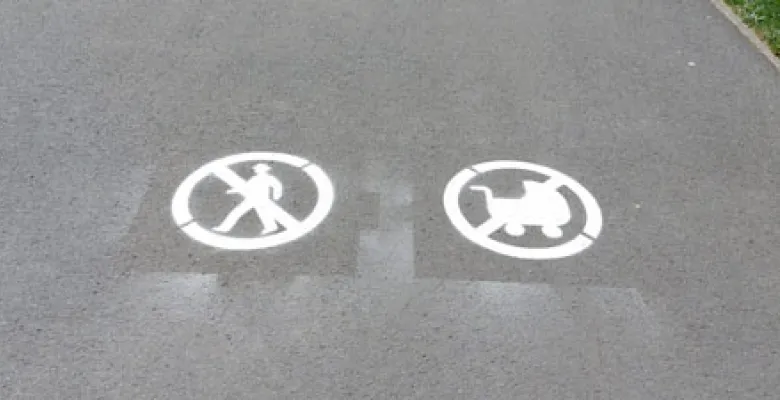 Nové piktogramy na inline dráze