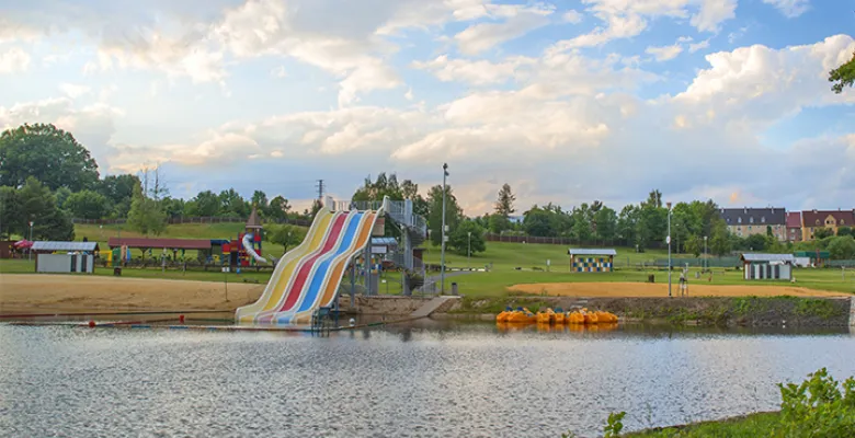 Vodní skluzavka na Rolavě