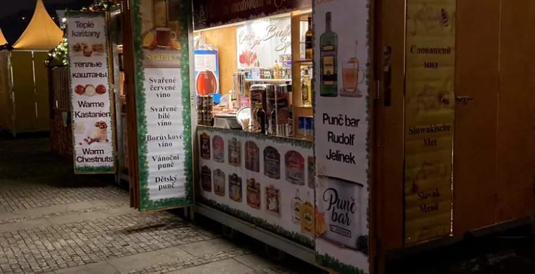 stánky pro prodejní trhy