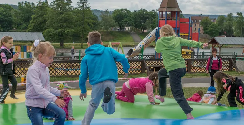 Vzduchová trampolína