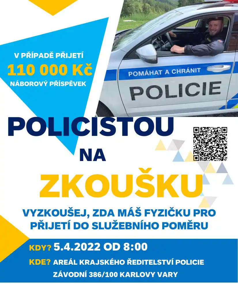 Pozvánka na akci "Policistou na zkoušku"