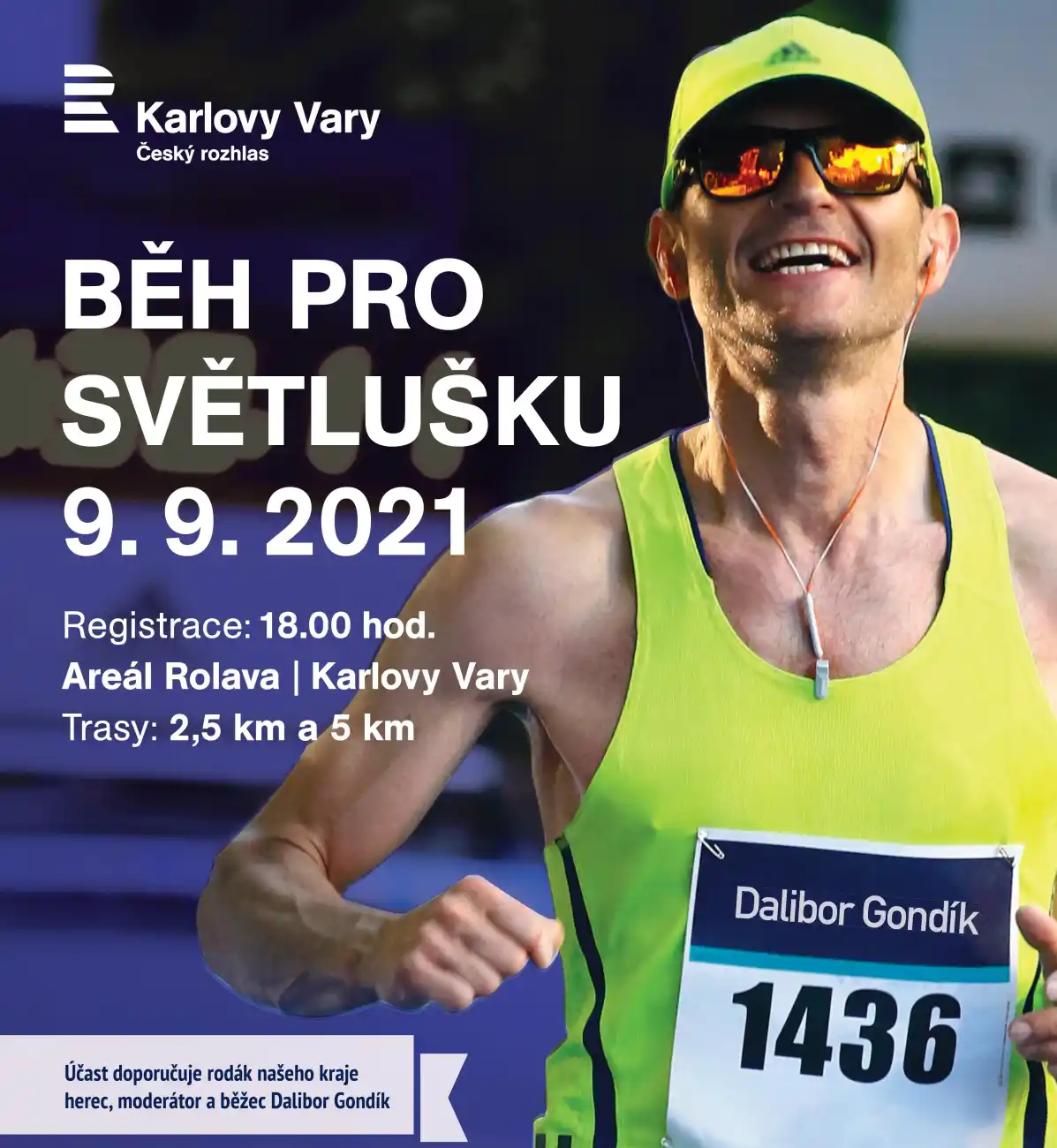 Noční běh pro Světlušku Karlovy Vary