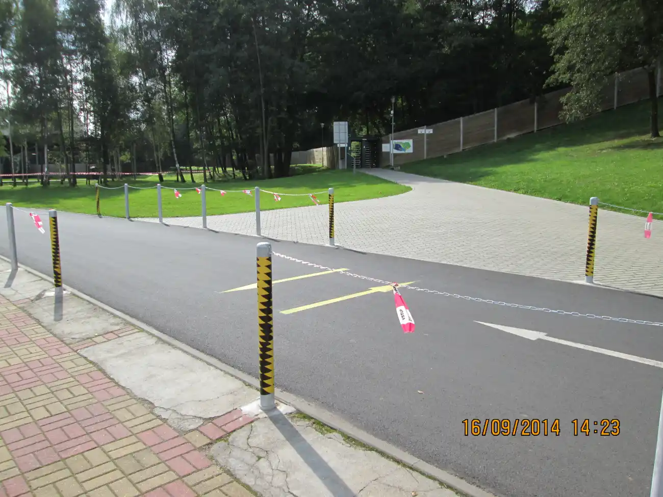 Přechod inline dráhy směr St. Role