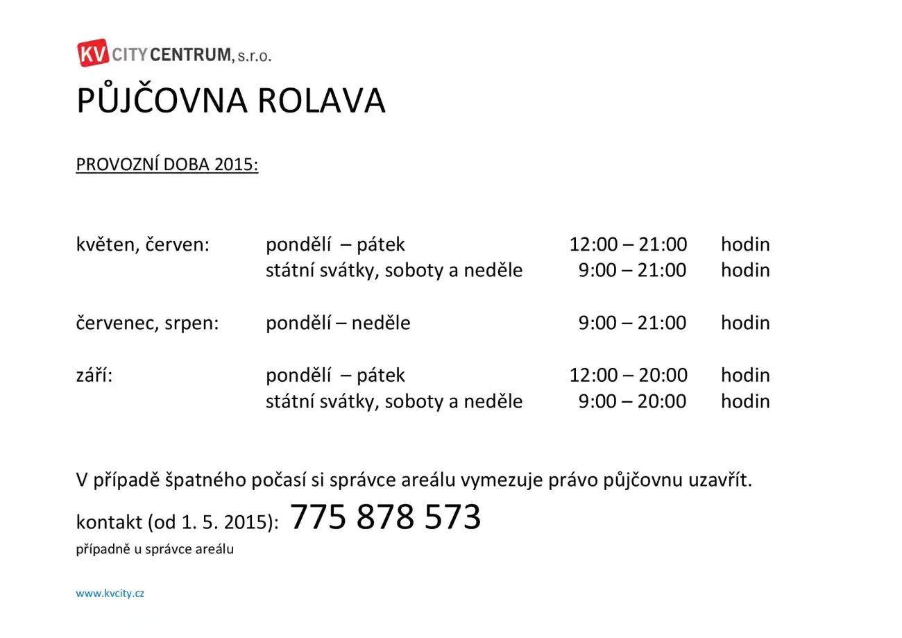 Areál Rolava
